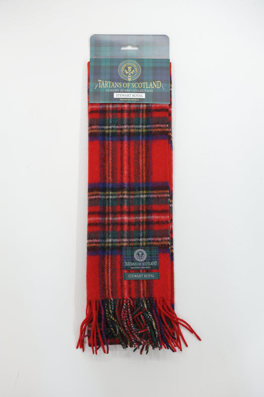 Tartans of Scotland Clan Scarf Stewart Royal