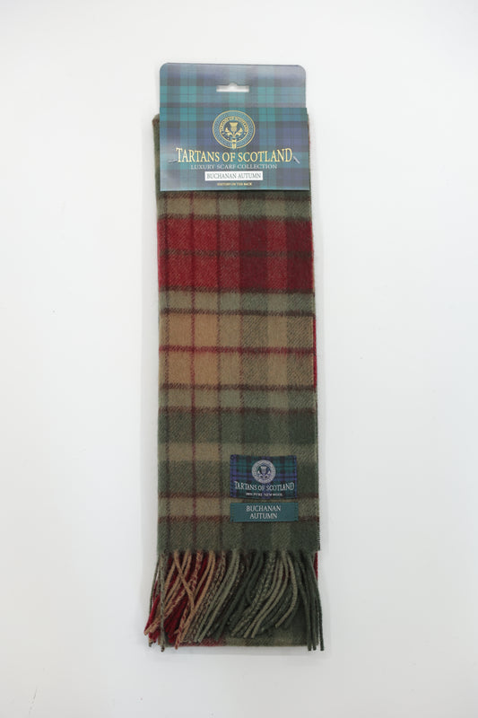Tartans of Scotland Clan Scarf Buchanan Autumn