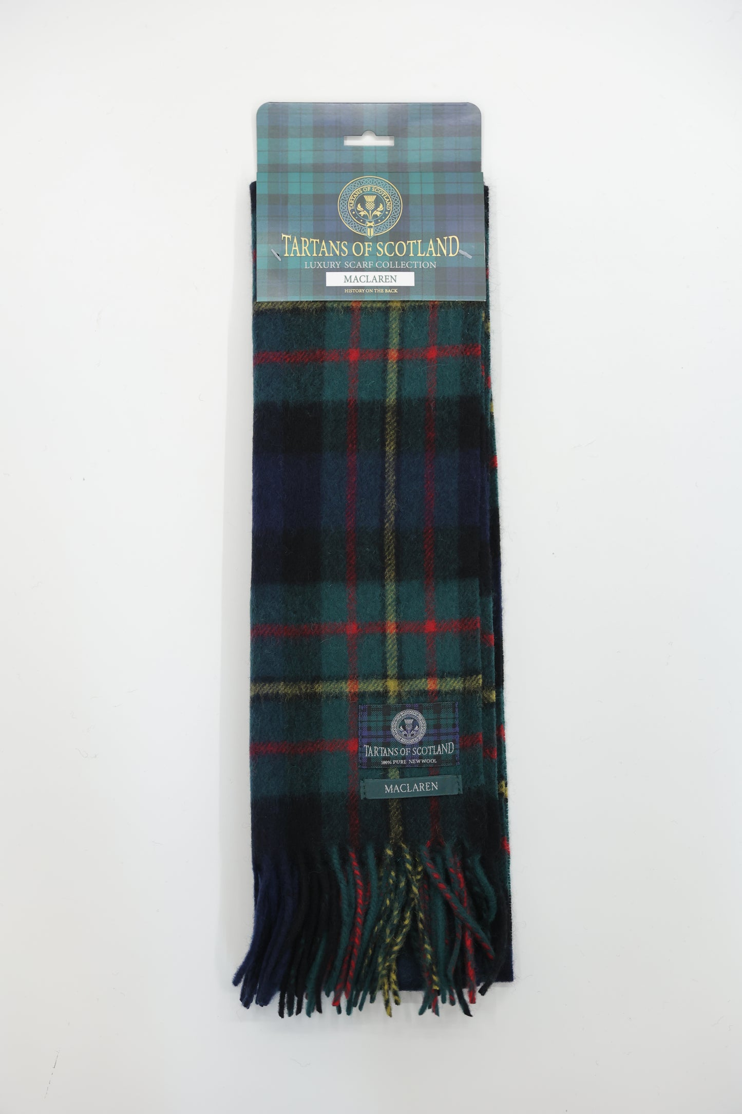 Tartans of Scotland Clan Scarf Maclaren