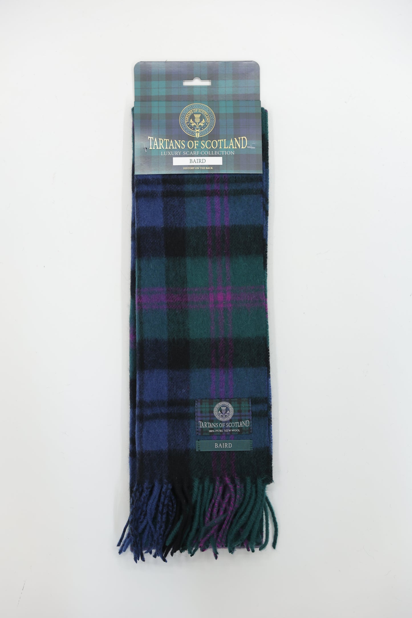 Tartans of Scotland Clan Scarf Baird