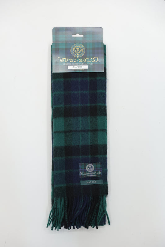 Tartans of Scotland Clan Scarf Mackay