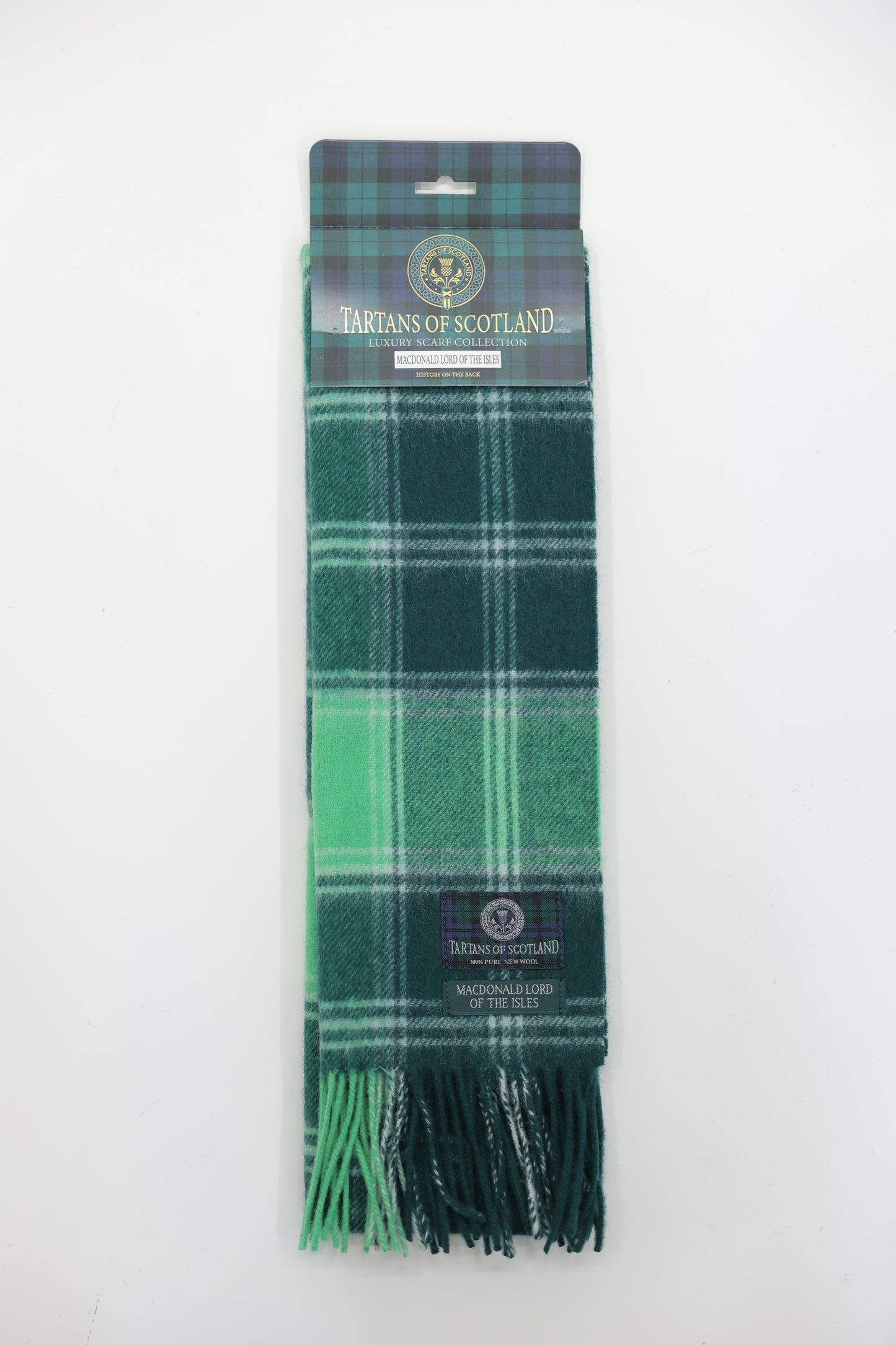 Tartans of Scotland Clan Scarf Macdonald Lord of the Isles