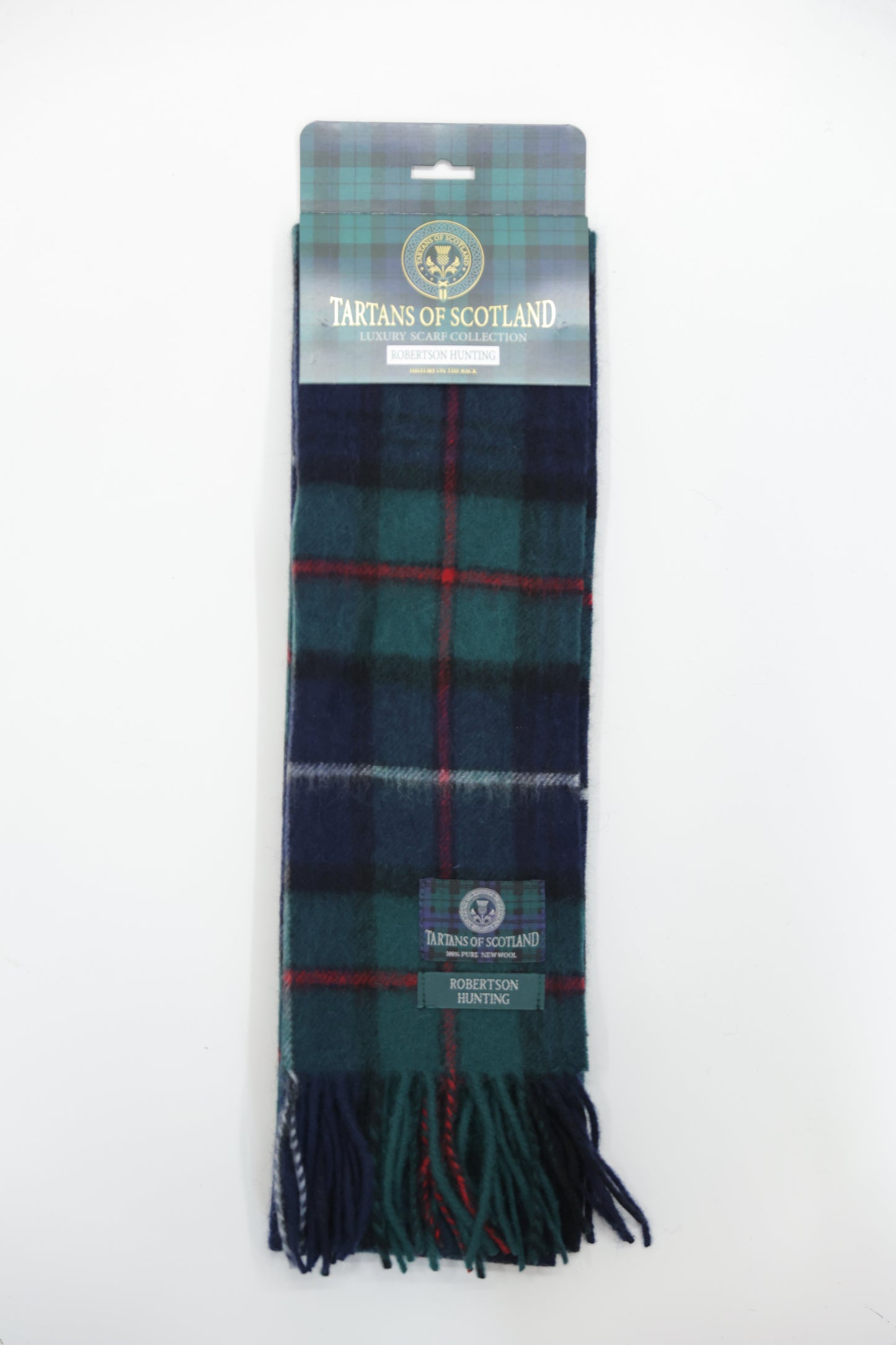 Tartans of Scotland Clan Scarf Robertson Hunting