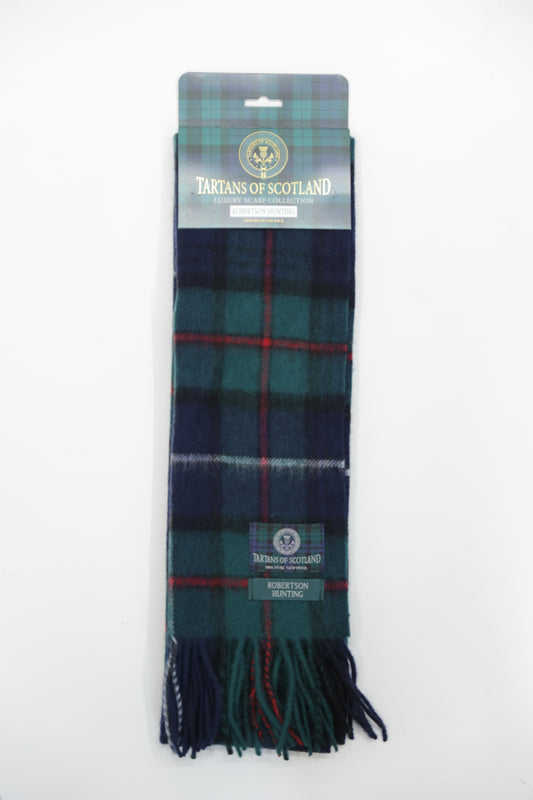 Tartans of Scotland Clan Scarf Robertson Hunting
