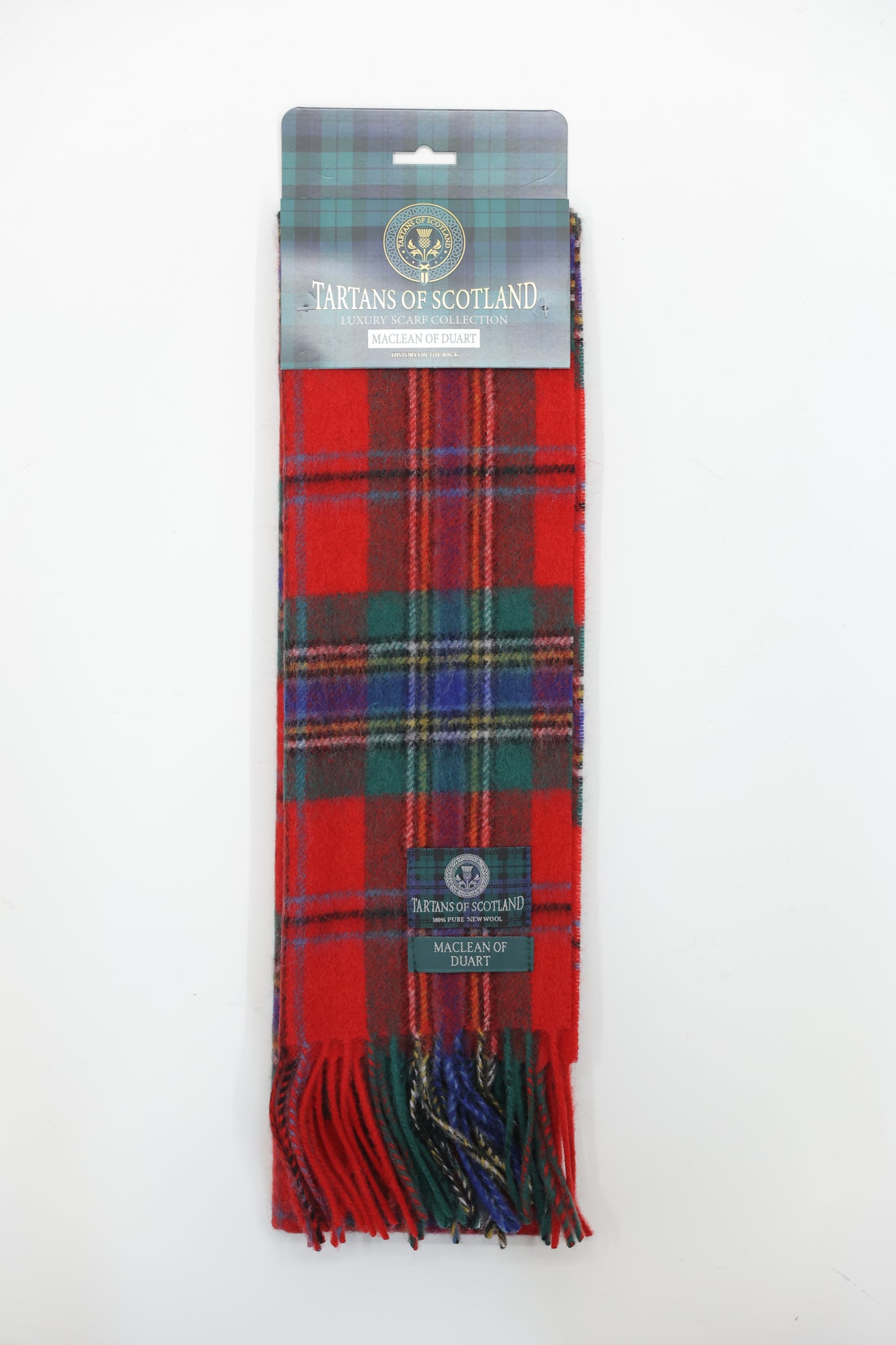 Tartans of Scotland Clan Scarf Maclean of Duart