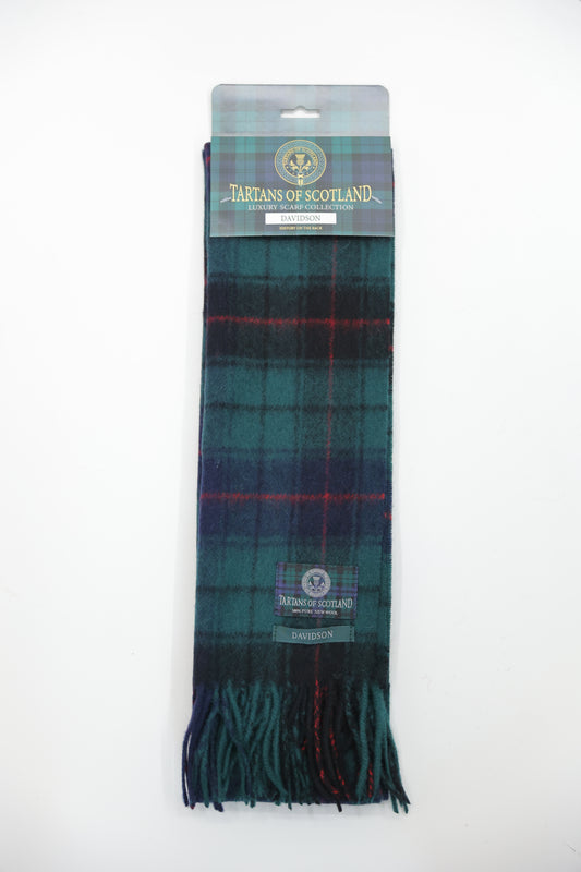 Tartans of Scotland Clan Scarf Davidson