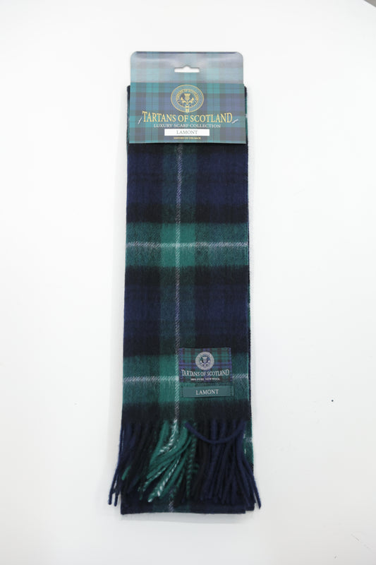 Tartans of Scotland Clan Scarf Lamont