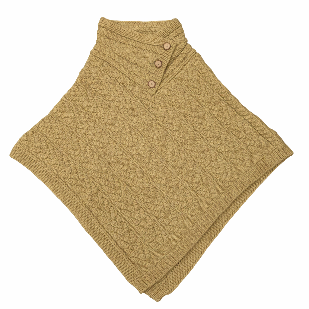 Aran Ladies Poncho