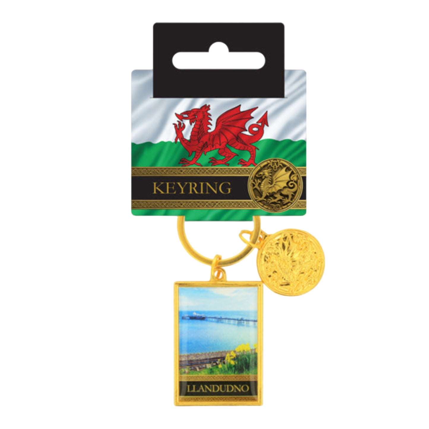 Wales Photographic Llandudno Charm Keyring