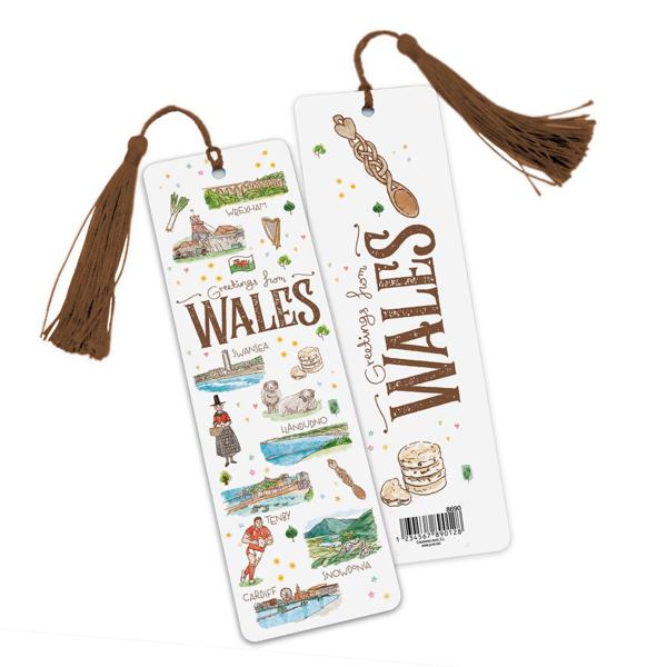 Bookmark Wales Aquarelle