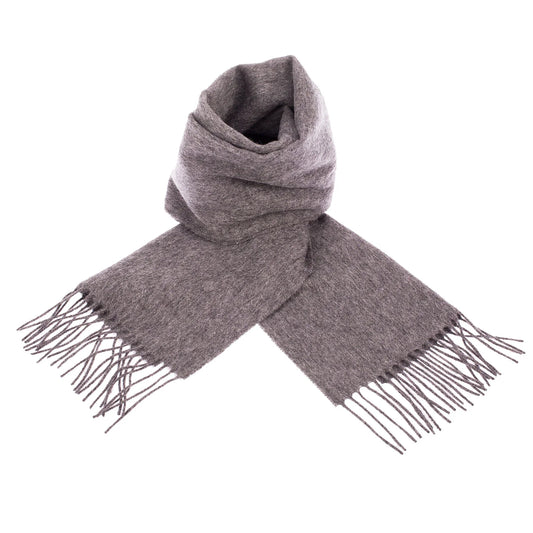 Welsh Woollens 100% Lambswool Scarf Derby Grey