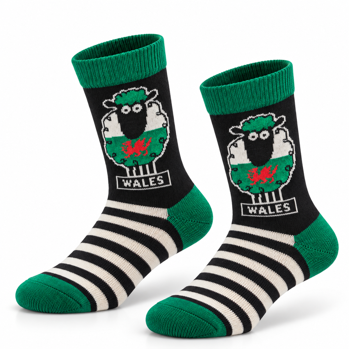 Welsh Sheep Black Socks