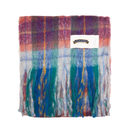 House of Elgin Tartan Blanket Scarf Check 444