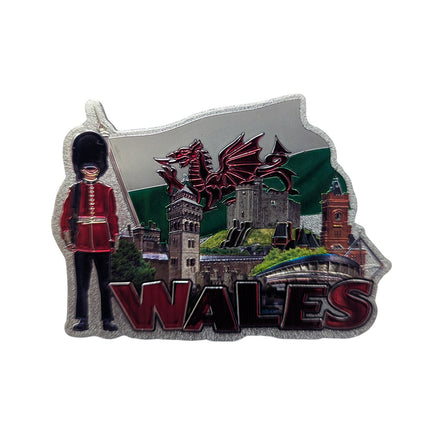 Wales Royal Guard Foil Magnet