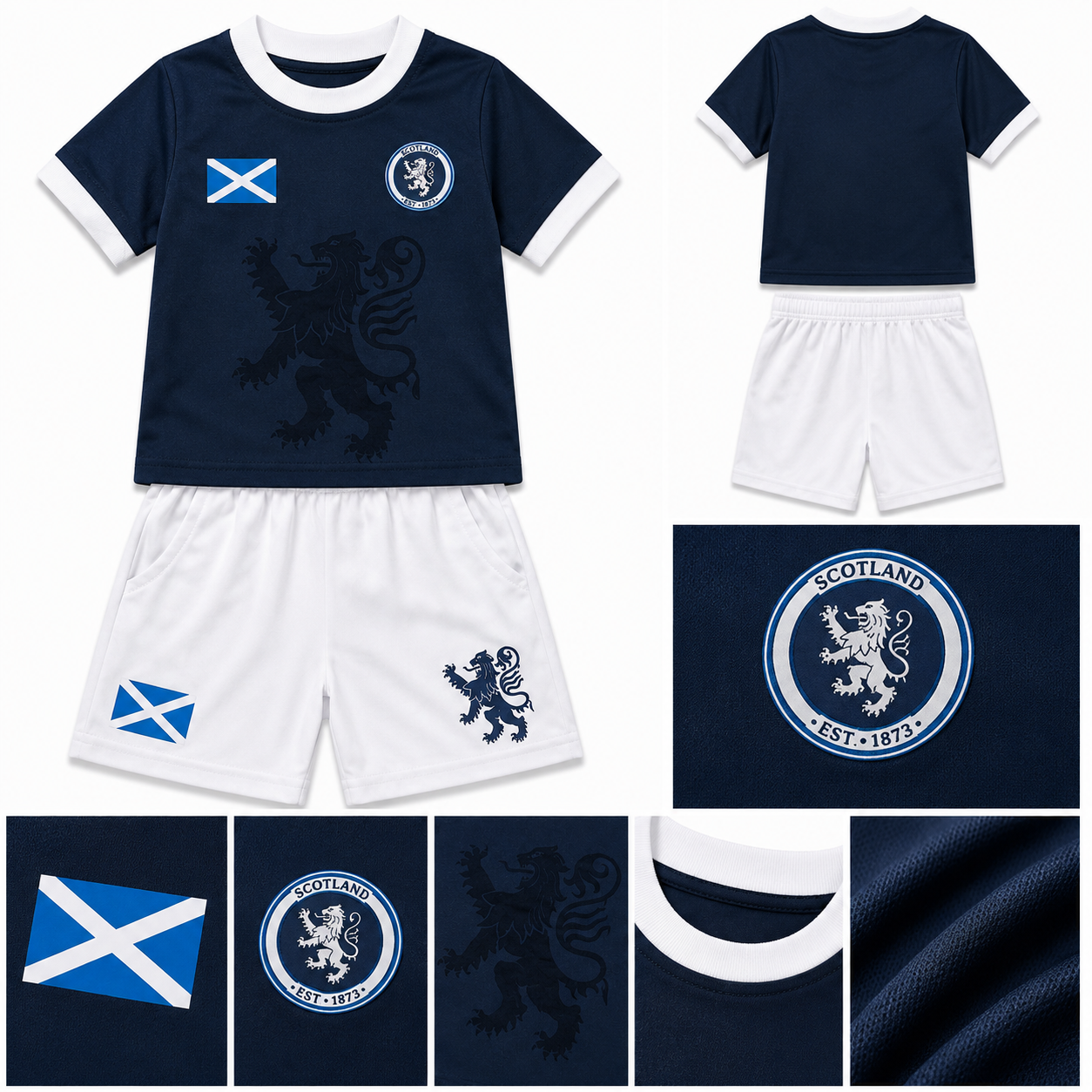 Kids Lou Scotland Football Kit