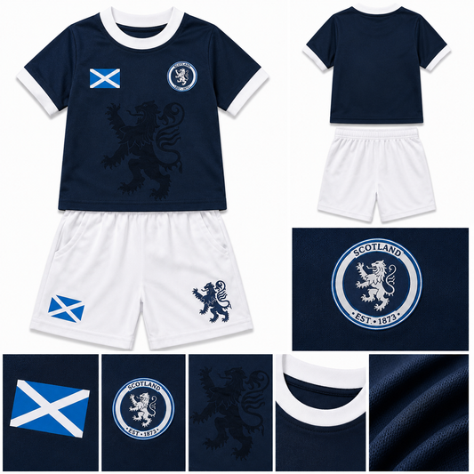 Kids Lou Scotland Football Kit