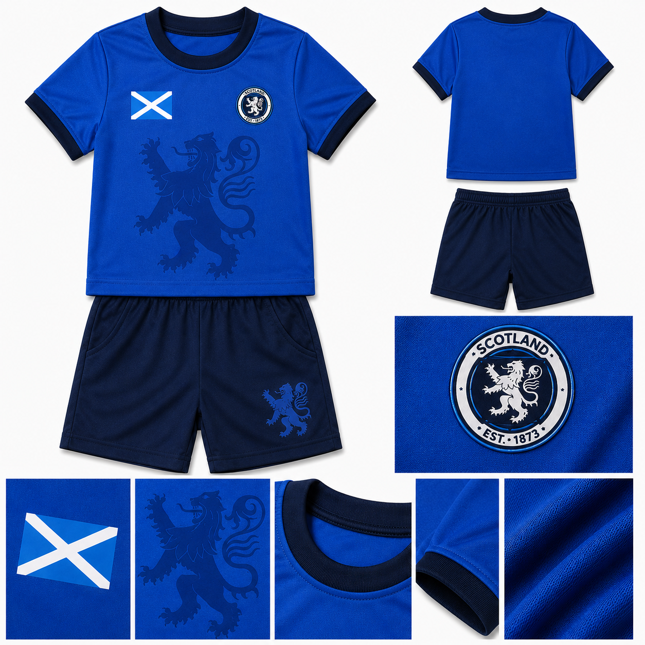 Kids Lou Scotland Football Kit
