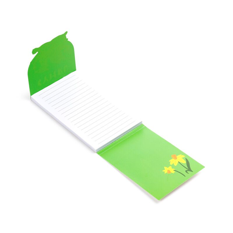 Welsh Dragon Wales Flip Open Shaped Memo Pad