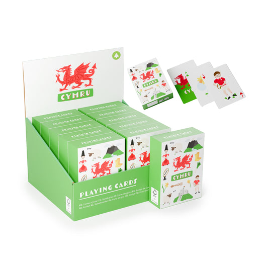 Welsh Dragon Wales Standard Playing Card Deck 0012