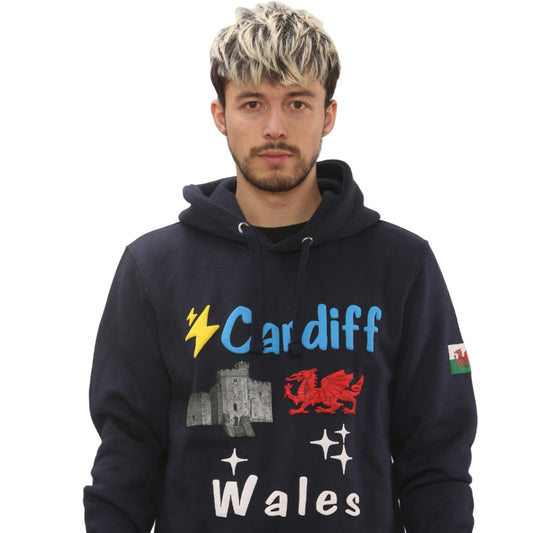 Puff Print Cardiff Hoodie