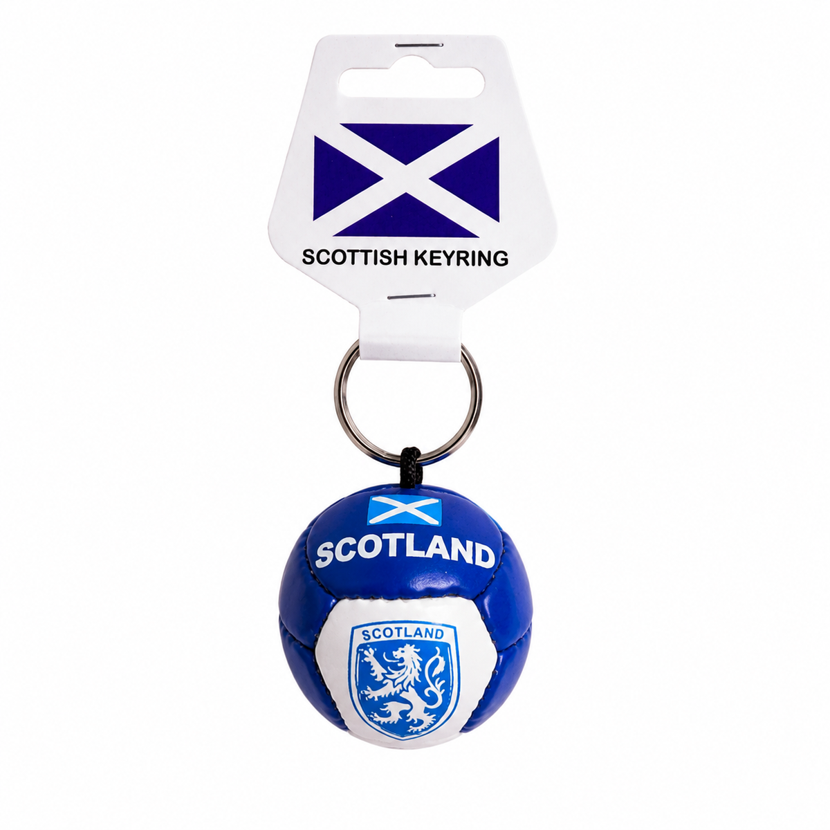 Scotland Rugby Ball & Football Keyring