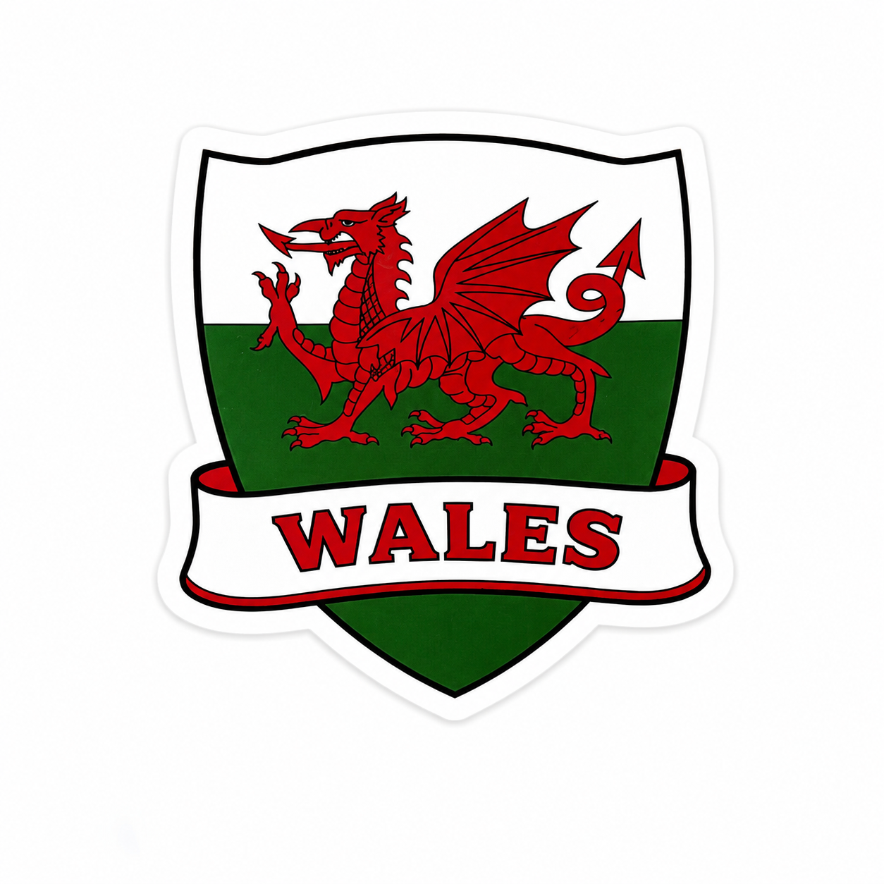 Wales Shield Sticker