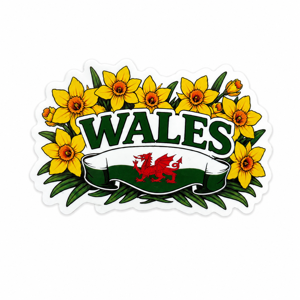 Wales Daffodil Sticker