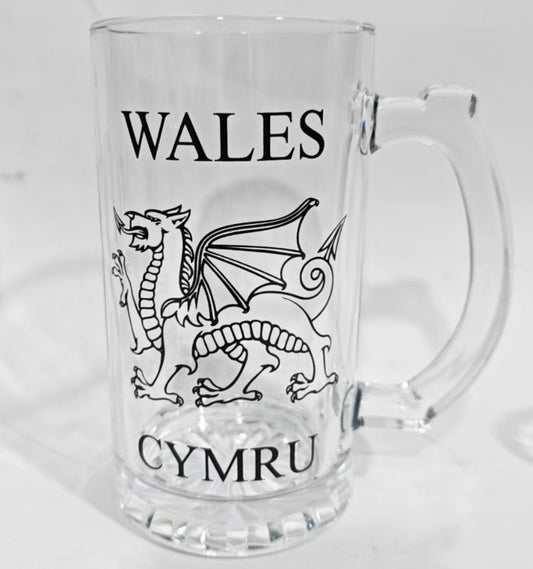 Wales Dragon Cymru Pint Tankard