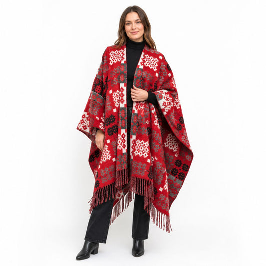 Welsh Red Tapestry Serape
