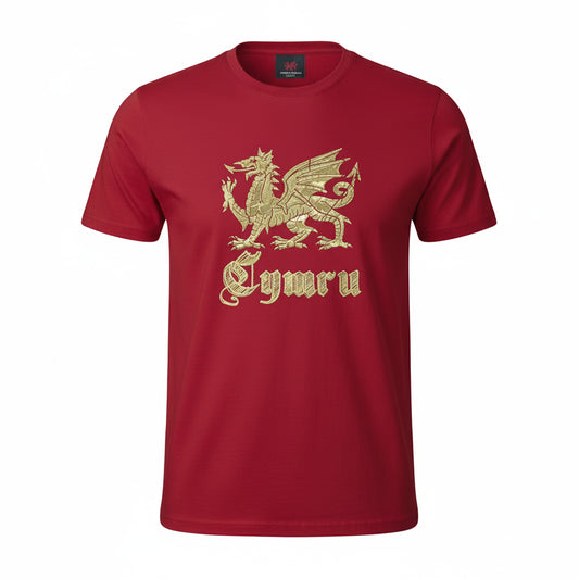 New Cymru Gold Foil T-Shirt