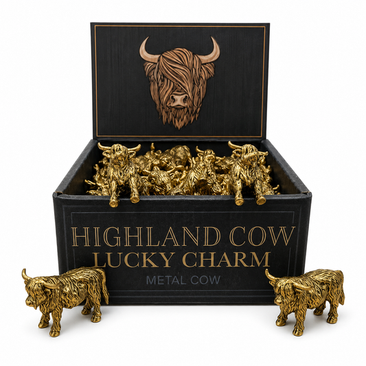 Highland Cow Lucky Charm