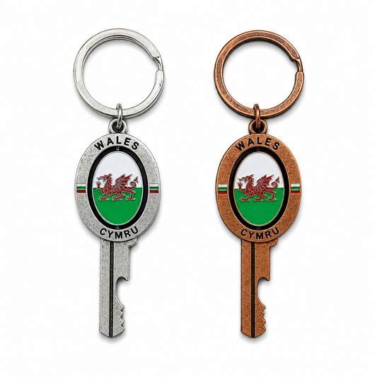 SB Wales Cymru Flag Key Keyring