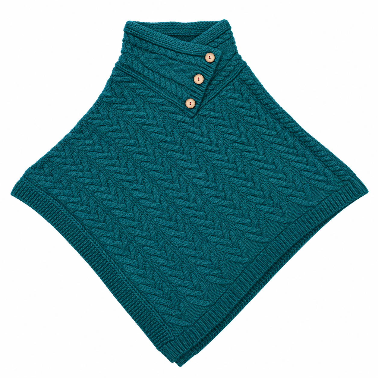 Aran Ladies Poncho