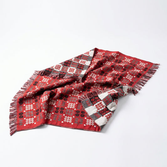 Welsh Red Tapestry Blanket/Throw