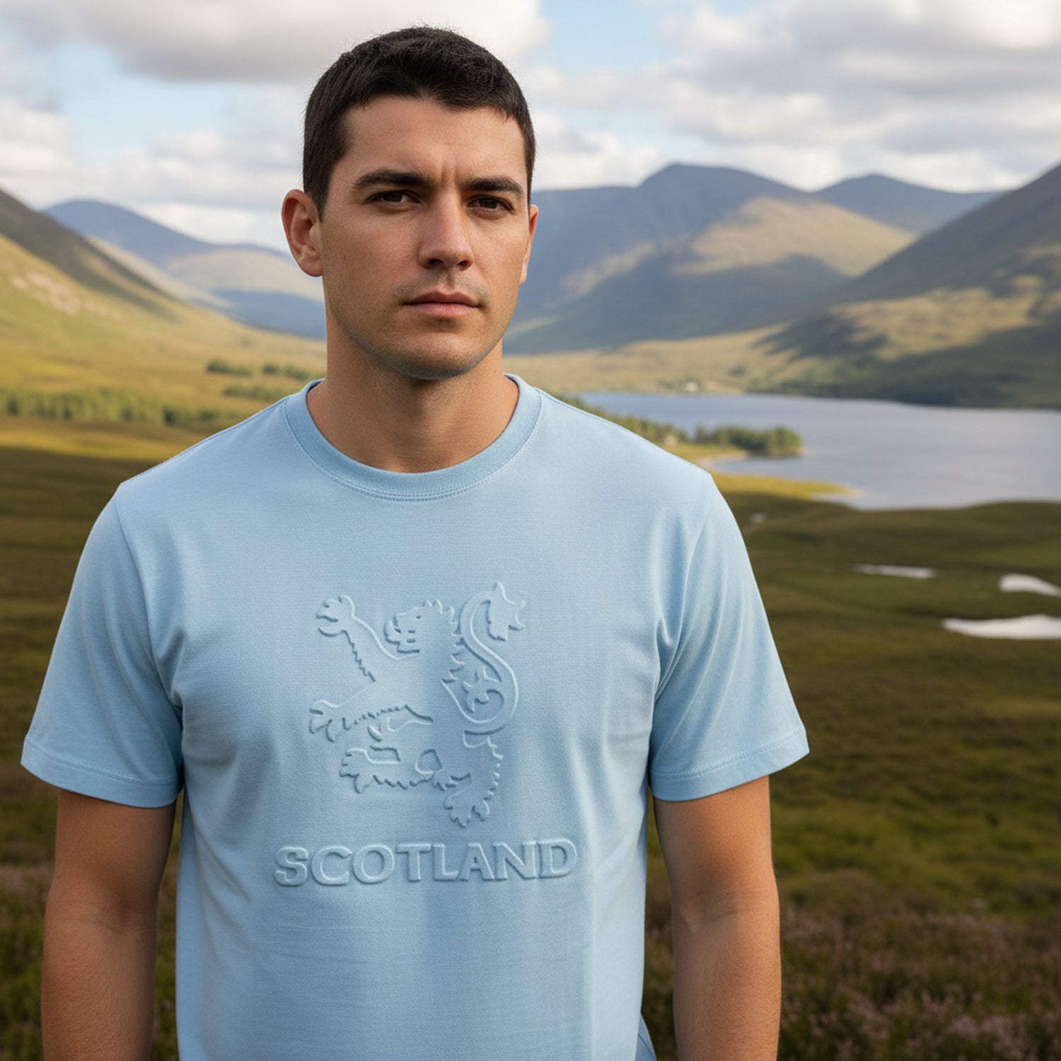 Scotland Tim Lion Embossed T-Shirt – ManavUK