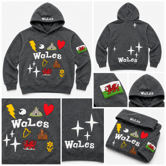New Wales Puff Print Hoodie