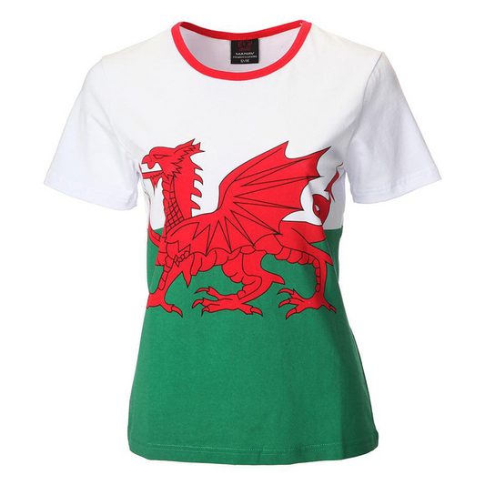 Girls Welsh Flag T-Shirt