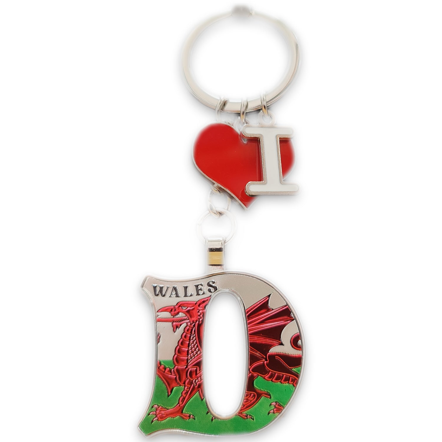 Wales Alphabet Keyring / D (KRA004) – ManavUK