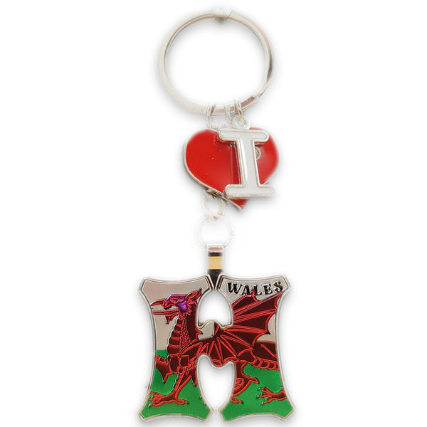Wales Alphabet Keyring / H (KRA008) – ManavUK