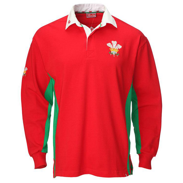 Tour Long Sleeve Welsh Rugby Shirt ManavUK